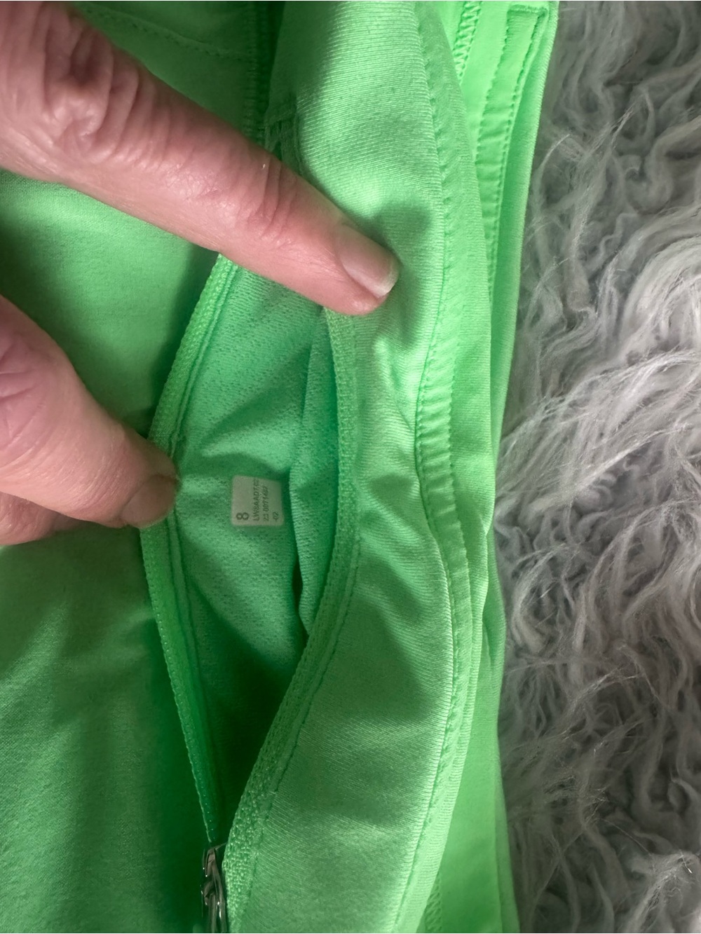 Lululemon Woman’s Pace Rival Mid Rise Skirt- Lime Green - Picture 3 of 5